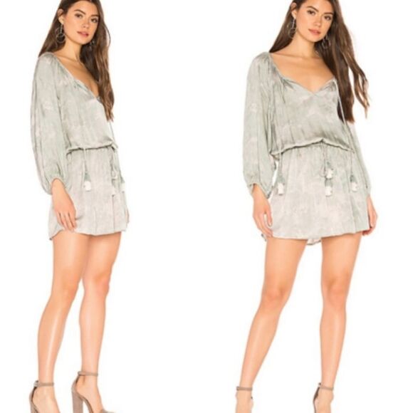 Young Fabulous and Broke Junia Dress In Gray And Green size small - Picture 1 of 10